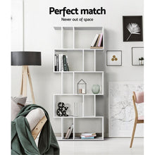 Load image into Gallery viewer, 5 Tier Bookshelf White