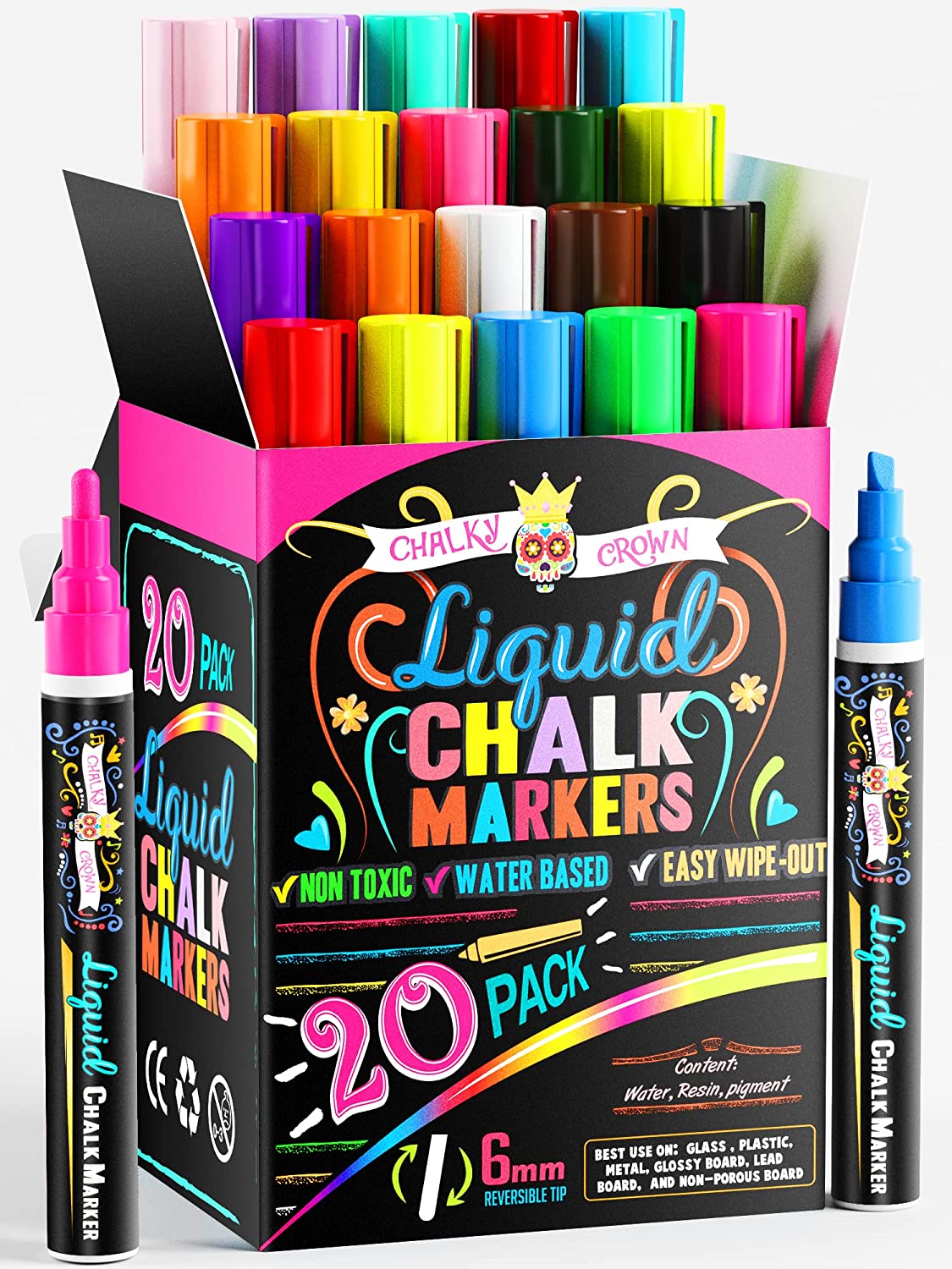 ANNLOV Alcohol Brush Markers,Brush & Chisel Tip Sketch Art Marker for Kids  Drawing Artist Sketching