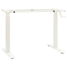 Load image into Gallery viewer, vidaXL Manual Height Adjustable Standing Desk Frame Hand Crank Black