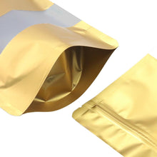Load image into Gallery viewer, Reclosable Zip Lock Bags Kitchen Organizer Bags Stand Up Biscuits Pouches Eco Aluminum Foil Mylar Plastic Bags With Clear Window