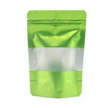 Load image into Gallery viewer, Reclosable Zip Lock Bags Kitchen Organizer Bags Stand Up Biscuits Pouches Eco Aluminum Foil Mylar Plastic Bags With Clear Window
