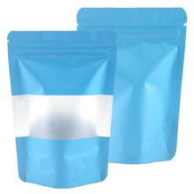 Load image into Gallery viewer, Reclosable Zip Lock Bags Kitchen Organizer Bags Stand Up Biscuits Pouches Eco Aluminum Foil Mylar Plastic Bags With Clear Window