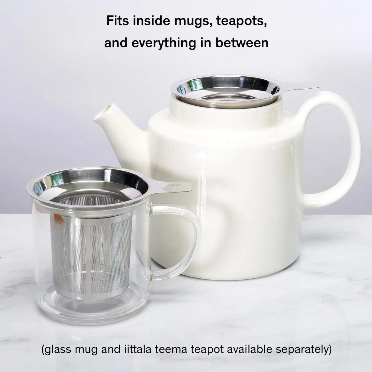 One Cup Tea Infuser — Stainless Steel