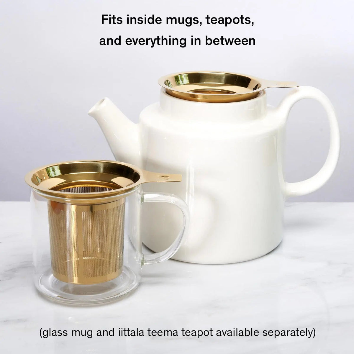 One Cup Tea Infuser — Stainless Steel