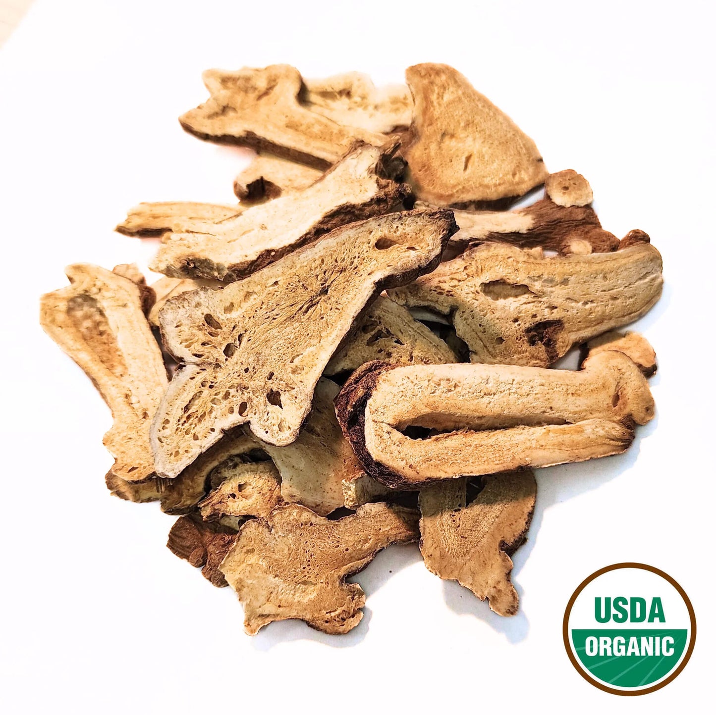 Bai-Zhu Atractylodes / White Atractylodes Organic (Slice)- Atractylodis macrocephalae Rhizoma - Bai Zhu - Organic Grade