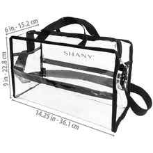 Load image into Gallery viewer, Clear PVC Water-Resistant Travel Tote Bag
