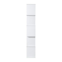 Load image into Gallery viewer, 5 Tier Bookshelf White
