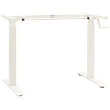 Load image into Gallery viewer, vidaXL Manual Height Adjustable Standing Desk Frame Hand Crank Black
