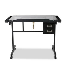 Load image into Gallery viewer, Adjustable Drawing Desk - Black and Grey
