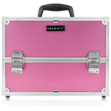 Load image into Gallery viewer, Essential Pro Makeup Train Case with Shoulder Strap and Locks-9
