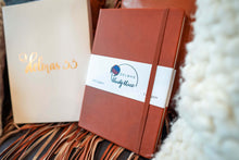 Load image into Gallery viewer, Delmas 33 A5 Dotted Journals with vegan leather hardcovers
