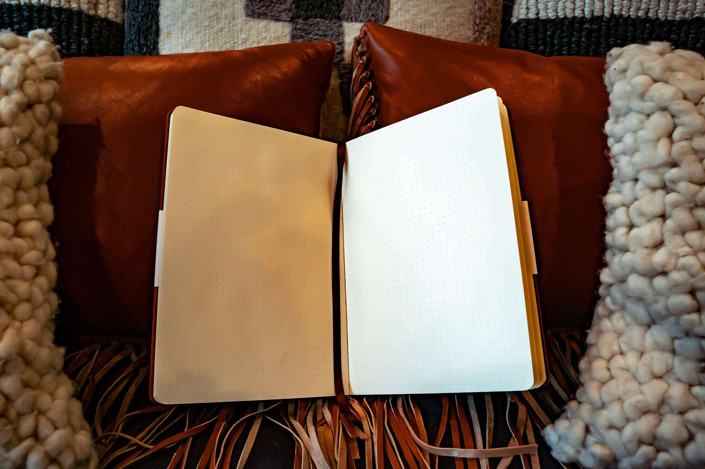 Delmas 33 A5 Dotted Journals with vegan leather hardcovers