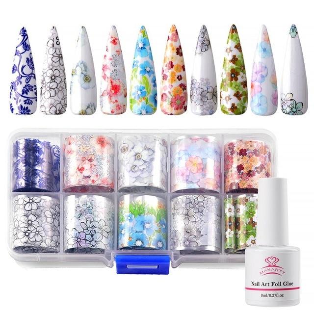 Nail Art Foil Glue Gel for Foil Stickers Nail Transfer Tips Manicure Art DIY 15ML  UV LED Lamp Required Soak Off