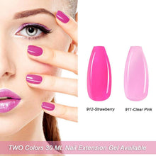 Load image into Gallery viewer, Poly Extension Nail Gel 50ML Acrylic Nail Enhancement Crystal Jelly Lacquer Builder Gel UV Hybrid gel Tip

