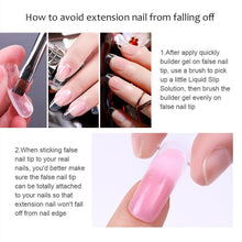 Load image into Gallery viewer, Poly Nail Extension Gel Kit Acrylic Extension Gel Nail Enhancement Clear Pink  Nail Gel Builder Trail Set All-in-One

