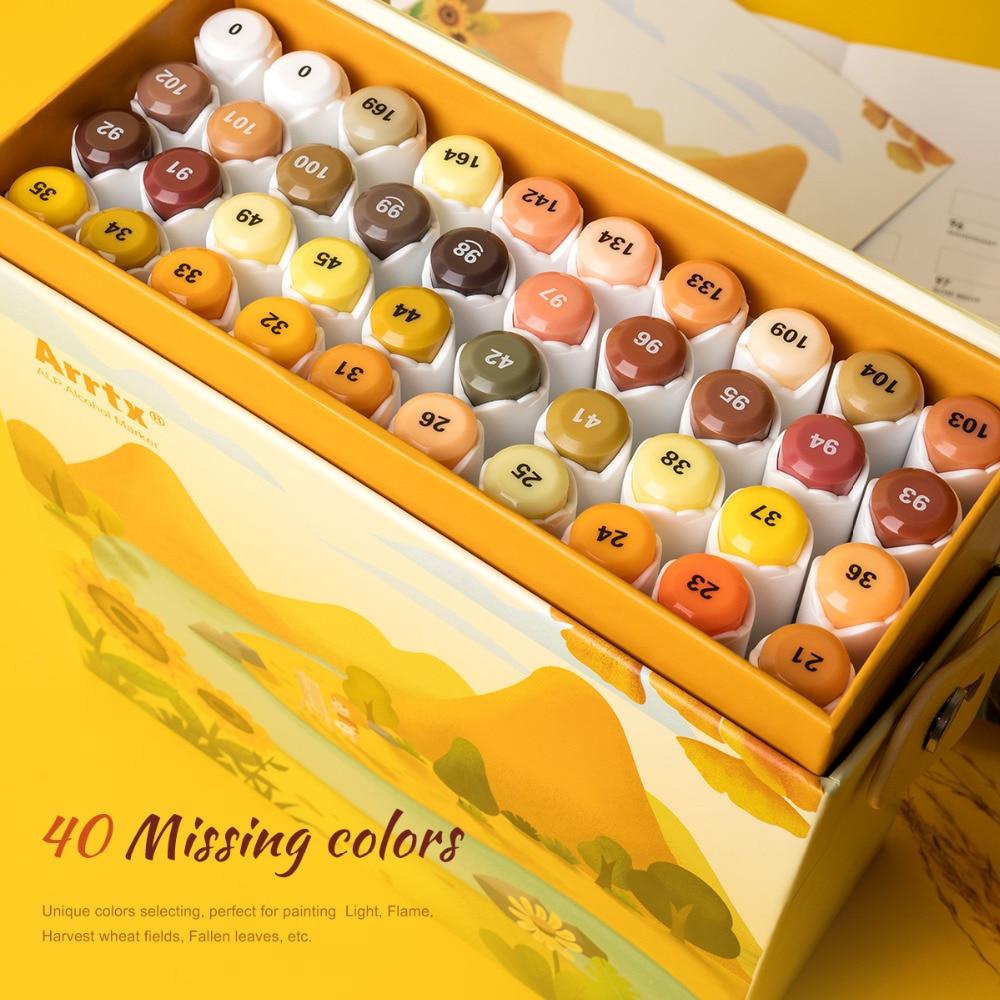Arrtx] ALP Yellow Tone 40 Color Set