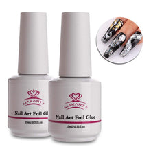 Load image into Gallery viewer, Nail Art Foil Glue Gel for Foil Stickers Nail Transfer Tips Manicure Art DIY 15ML  UV LED Lamp Required Soak Off
