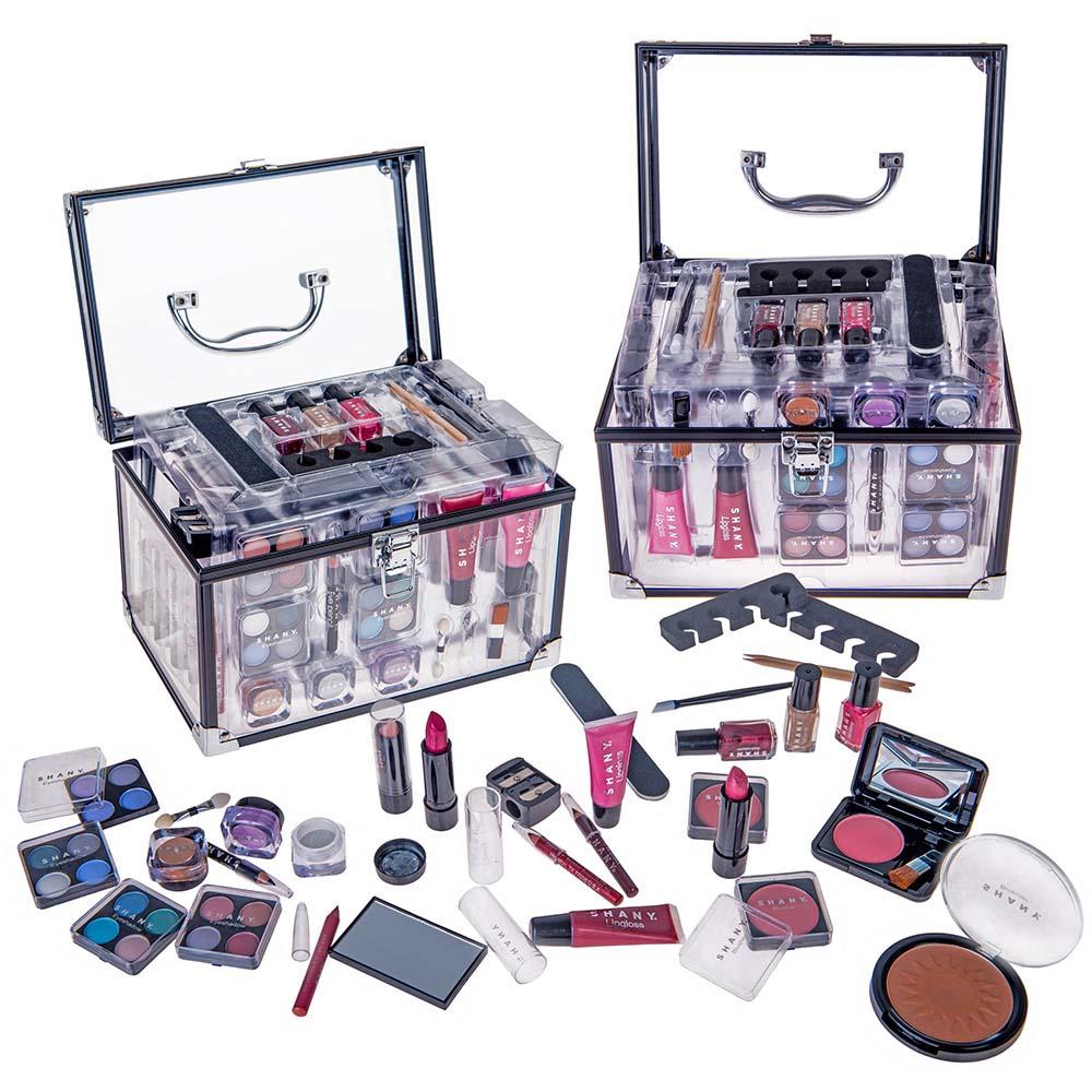 Carry All Trunk Makeup Case - Cosmetic Gift Set