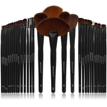 Load image into Gallery viewer, SHANY Professional Brush Set with Faux Leather Pouch, 32 Count, Synthetic Bristles - SHOP  - BRUSH SETS - ITEM# SH-32PCBRUSH
