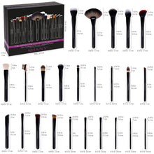 Load image into Gallery viewer, The Masterpiece Pro Signature Brush Set - 24pcs Handmade Natural/Synthetic Bristle
