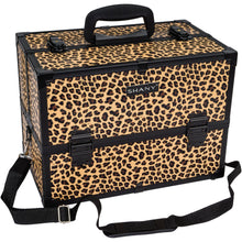 Load image into Gallery viewer, Essential Pro Makeup Train Case with Shoulder Strap and Locks-34
