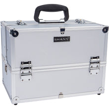 Load image into Gallery viewer, Essential Pro Makeup Train Case with Shoulder Strap and Locks-4
