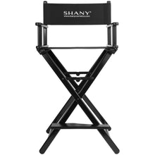 Load image into Gallery viewer, Studio Director Chair - Makeup Artists Chair - Black
