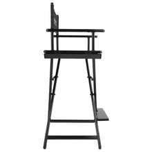 Load image into Gallery viewer, Studio Director Chair - Makeup Artists Chair - Black
