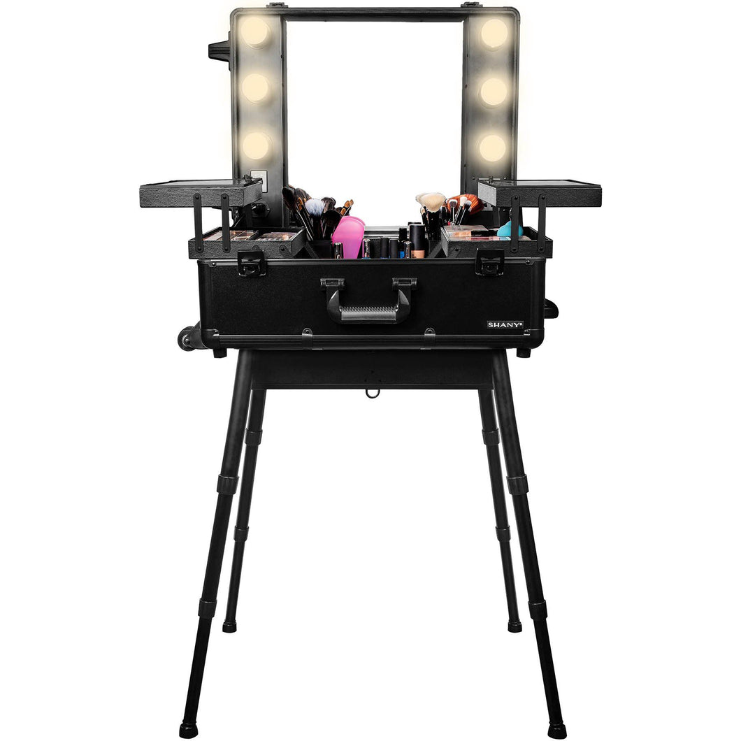 Studio ToGo Wheeled Trolley Makeup Case & Organizer with Light