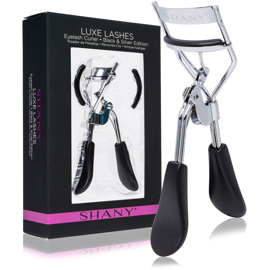 SHANY Luxe Lashes Eyelash Curler - Professional Makeup Tool for Eyelashes with Two Silicone Refill/Replacement Pads - SHOP  - EYELASH CURLER - ITEM# SH-EC900-PARENT