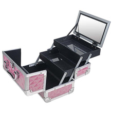 Load image into Gallery viewer, Mini Makeup Train Case With Mirror-43
