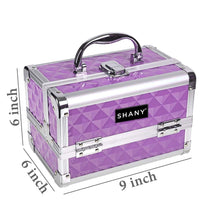 Load image into Gallery viewer, Mini Makeup Train Case With Mirror-32
