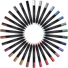 Load image into Gallery viewer, Multi-Use Chunky Pencils For Eyes and Lips W Vitamin E &amp; Aloe Vera - 30 Colors
