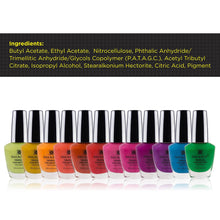 Load image into Gallery viewer, Nail Polish Set with 12 Semi Glossy and Shimmery Finishes
