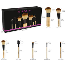 Load image into Gallery viewer, Pure Bamboo Brush Set - Vegan Brushes With Premium Synthetic Hair &amp; Cotton Pouch - 7pc-3
