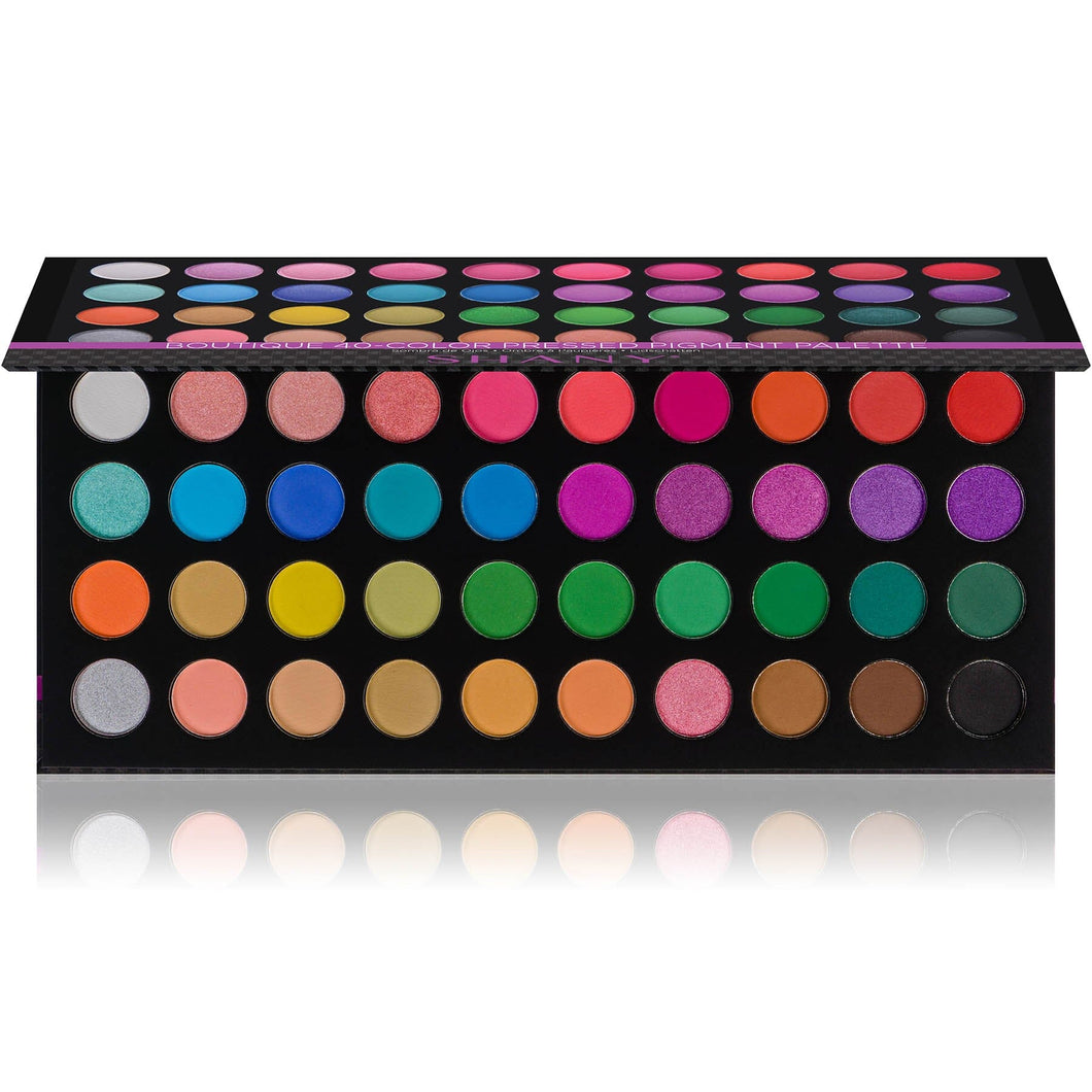 SHANY Boutique 40 Colors Neon Highly Pigmented Long Lasting Matte Shimmer Neon Eyeshadow Palette - SHOP  - EYE SHADOW SETS - ITEM# SHANY40