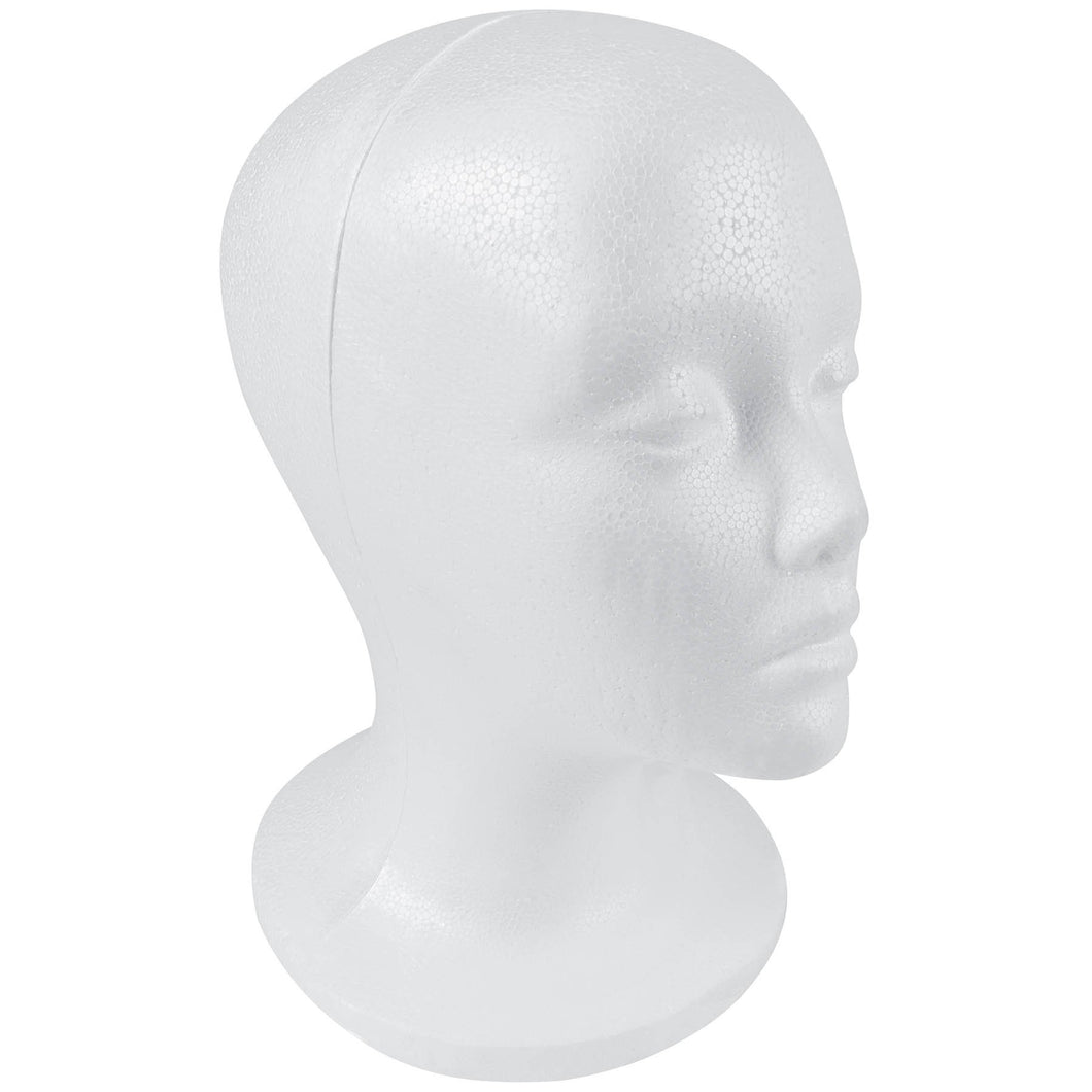 SHANY Styrofoam Model Heads/Hat Wig Foam Mannequin - 12
